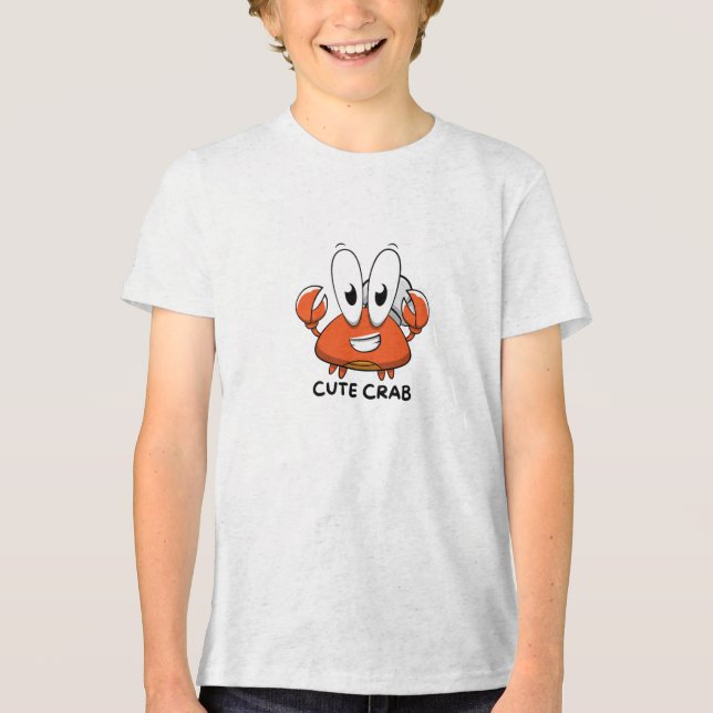 Cute Crab Tri-Blend Shirt (Front)