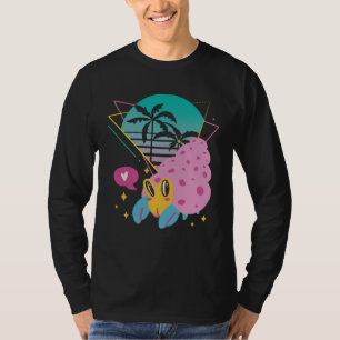 Cute Crab with Palm trees Seafood Ocean T-Shirt