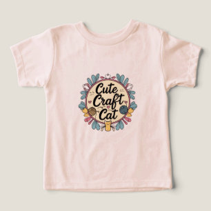 Cute Craft Cat T-Shirt
