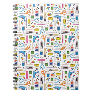 Cute Craft Supplies Notebook
