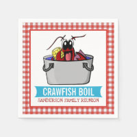 Cute Crawfish Boil Family Reunion Seafood Party