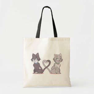 Cute Crazy Cat Lady Funny Kitty  Lover Kitten Mum Tote Bag