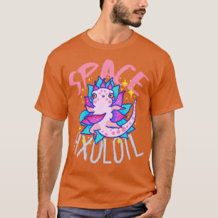 Cute Crazy Psycedelic Space Axolotl Artwork T-Shirt