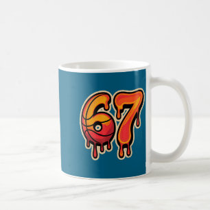 Cute Cream Six Drip Basketball Ice 67 Seven Coffee Mug