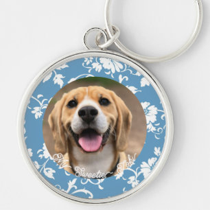 Cute Create Your Own Dog Lover Photo Key Ring
