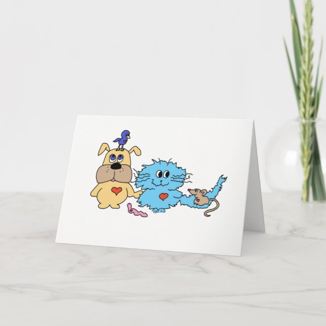 Cute Creatures Notecard (Front)