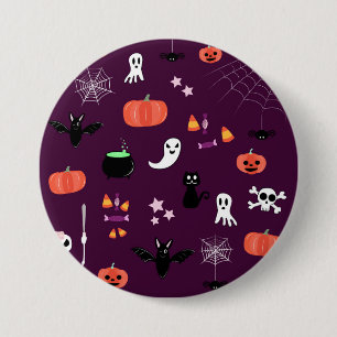 Cute Creepy Halloween Art 7.5 Cm Round Badge