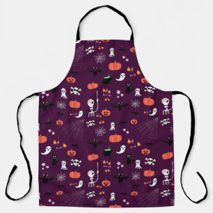 Cute Creepy Halloween Art Apron