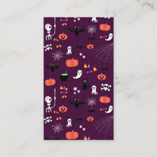 Cute Creepy Halloween Art Calling Card