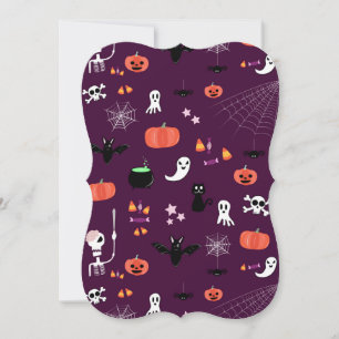 Cute Creepy Halloween Art Card