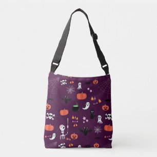 Cute Creepy Halloween Art Crossbody Bag