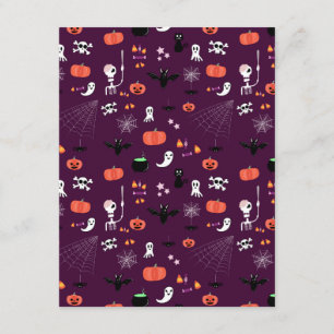 Cute Creepy Halloween Art Enclosure Card