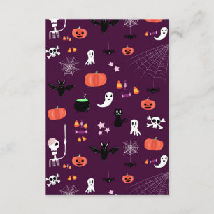 Cute Creepy Halloween Art Enclosure Card
