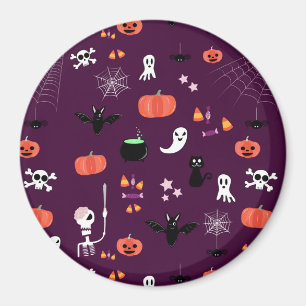 Cute Creepy Halloween Art Magnet