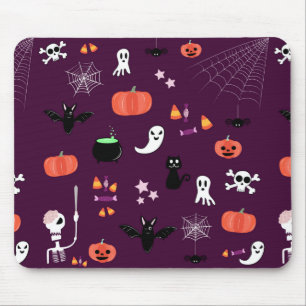 Cute Creepy Halloween Art Mouse Pad