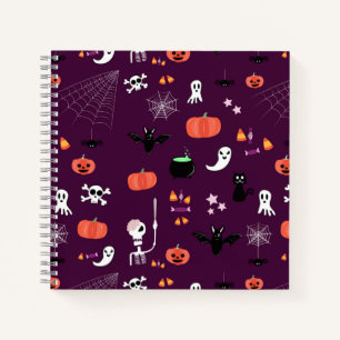 Cute Creepy Halloween Art Notebook