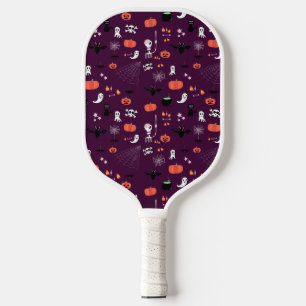 Cute Creepy Halloween Art Pickleball Paddle