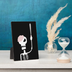 Cute Creepy Halloween Art Plaque