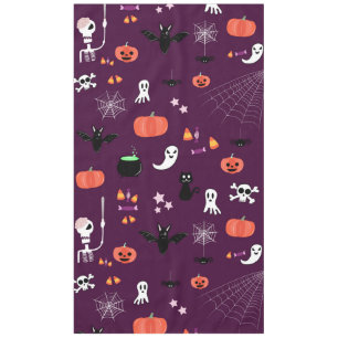 Cute Creepy Halloween Art Tablecloth