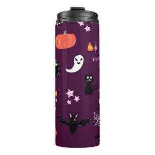 Cute Creepy Halloween Art Thermal Tumbler