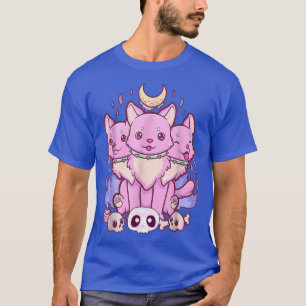 Cute Creepy Headed Dog Cat Anime Kawaii Pastel Got T-Shirt