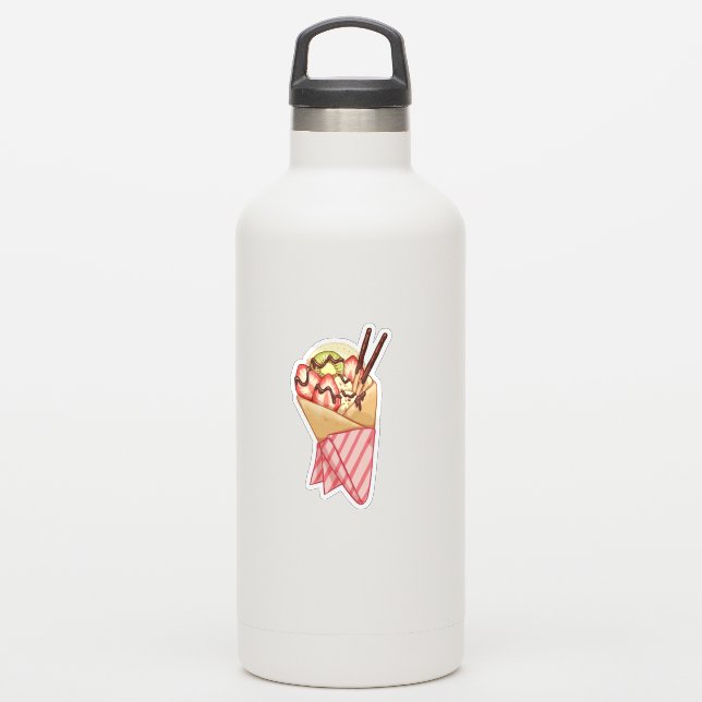 Cute Crepe Dessert Sticker (Waterbottle)