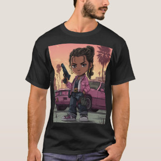Cute Crime‑City Trouble‑Maker T-Shirt