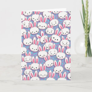 Cute Critters Pattern Greeting Card