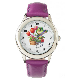 Cute Crocodile add name Watch