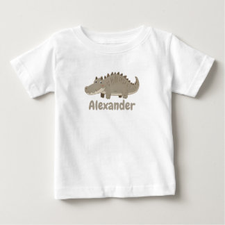 Cute Crocodile Name personalizable Baby T-Shirt