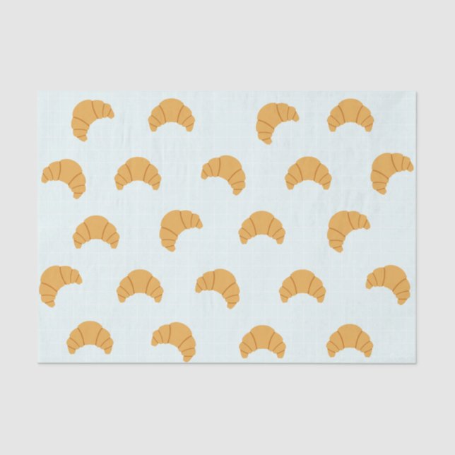 Cute Croissant Tissue Paper (Front)