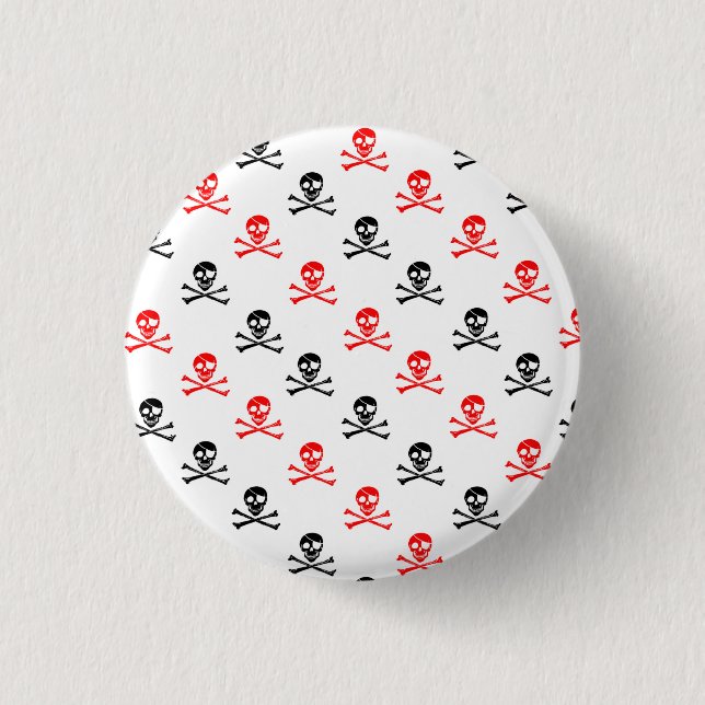 Cute Crossed Bones Button (Front)