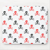 Cute Crossed Bones Mouse Pad