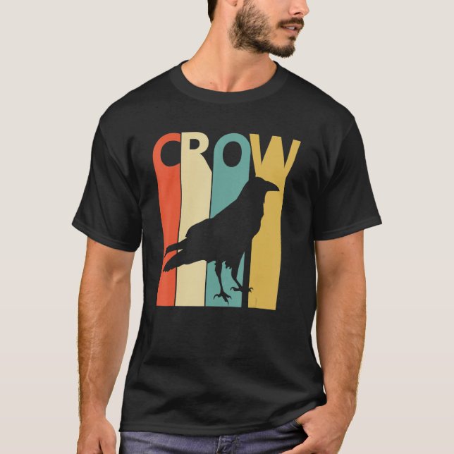 Cute Crow Animal T-Shirt (Front)