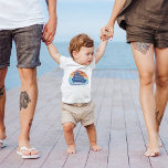 Cute Cruise Ship Trip Sunset Personalised Baby T-Shirt<br><div class="desc">Cool custom cruise ship baby t-shirt for your family reunion or spring break trip to Bermuda,  The Bahamas,  or The Caribbean. Customise this cute sunset design with your family name and destination or year.</div>