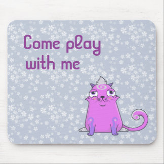 Cute cryptokitty Bella wants to play Mouse Pad