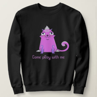 Cute cryptokitty Bella wants to play Sweatshirt