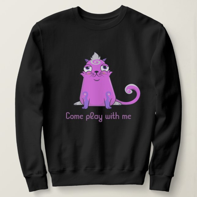 Cute cryptokitty Bella wants to play Sweatshirt (Design Front)