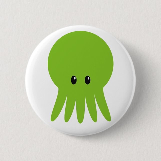 Cute Cthulhu 6 Cm Round Badge (Front)
