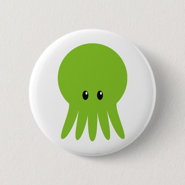 Cute Cthulhu 6 Cm Round Badge (Front)