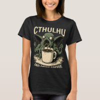 Cute Cthulhu and Coffee