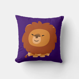 Cute Cuddly Cartoon Lion Pillow