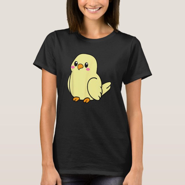 Cute Cuddly Chubby Cockatiel T-Shirt (Front)