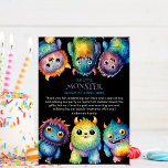 Cute Cuddly Colourful Little Monsters Kids Birthda<br><div class="desc">Transform your child's birthday into a whimsical adventure with the "Our Little Monster" Kids Birthday Design. This delightful theme features colourful, cute, and cuddly monsters that bring joy and excitement to any celebration. Perfect for parents seeking to create an unforgettable experience, this design is all about laughter, fun, and a...</div>