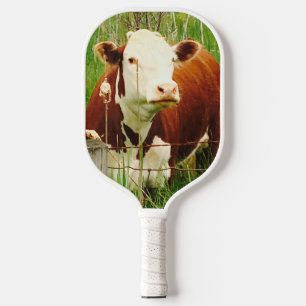 Cute Cuddly Cow 4Caryn Pickleball Paddle