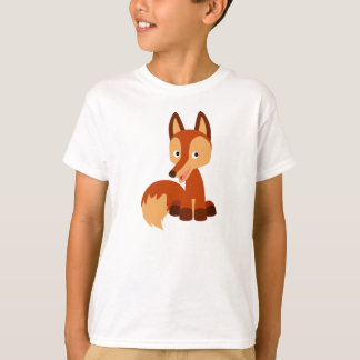 Cute Cunning Cartoon Fox Children T-Shirt