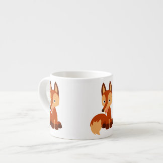 Cute Cunning Cartoon Fox Espresso Mug