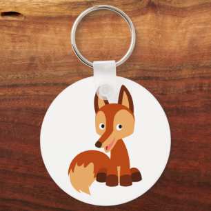 Cute Cunning Cartoon Fox Keychain