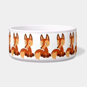 Cute Cunning Cartoon Fox Pet Bowl