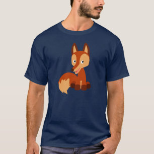 Cute Cunning Cartoon Fox T-Shirt